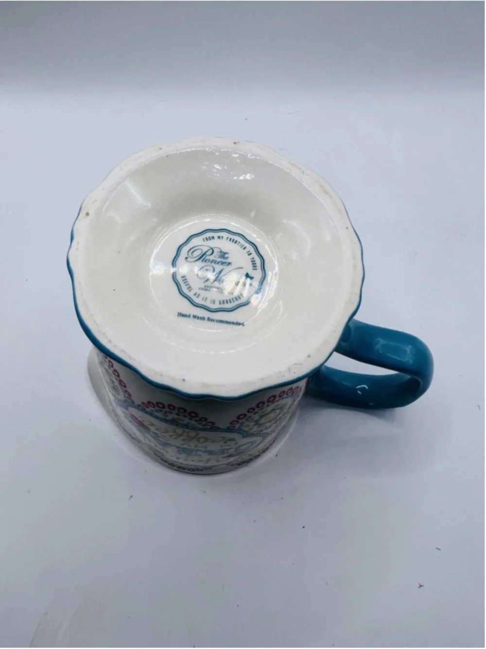 Pioneer Woman Blossom Jubilee Coffee Creamer Pitcher Teal Footed Floral